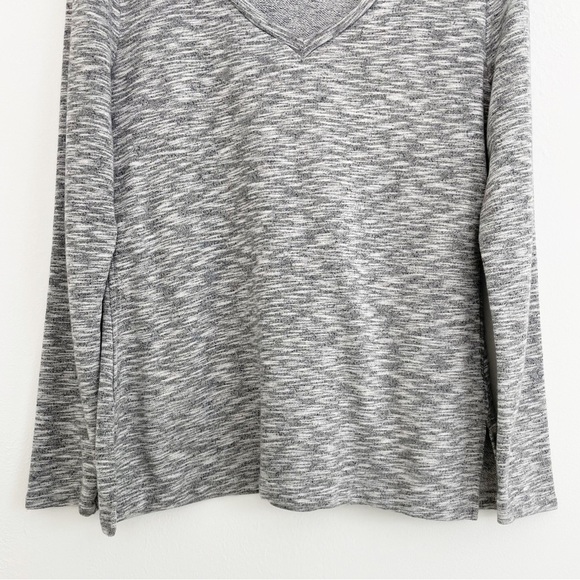 J. Crew Mercantile Gray V-Neck Tunic Sweatshirt Size Medium - Picture 5 of 15